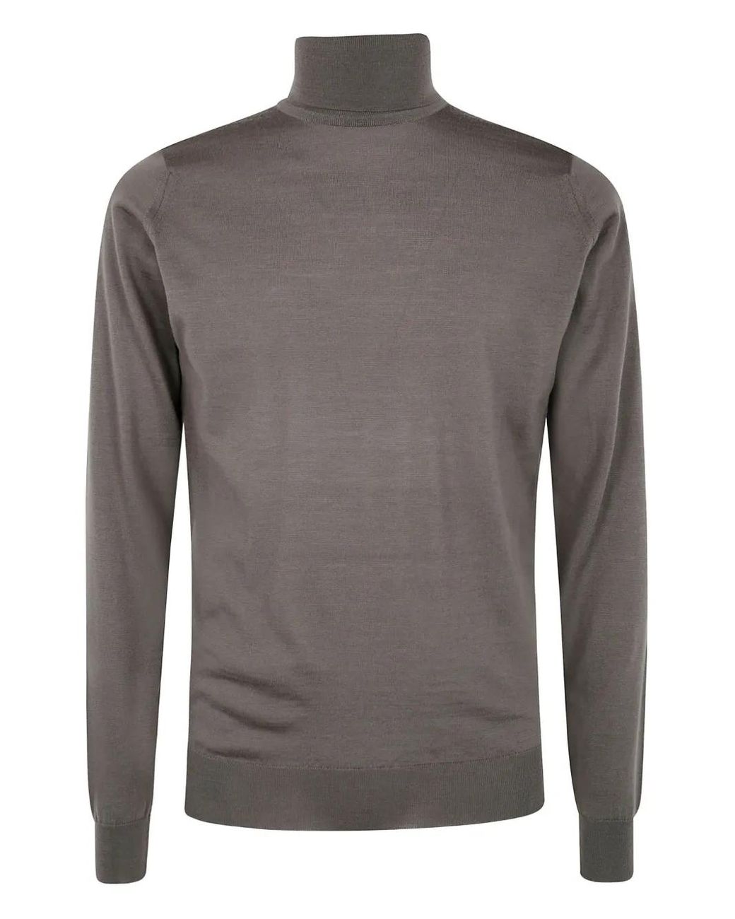 John Smedley Gray Cherwell Turtleneck Sweater for men
