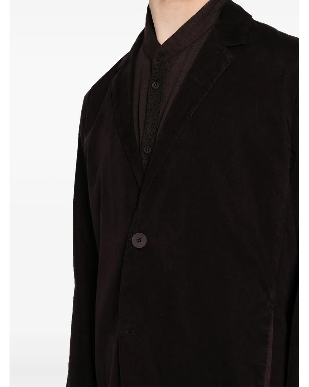 Blazer Con Botones Transit de hombre de color Black