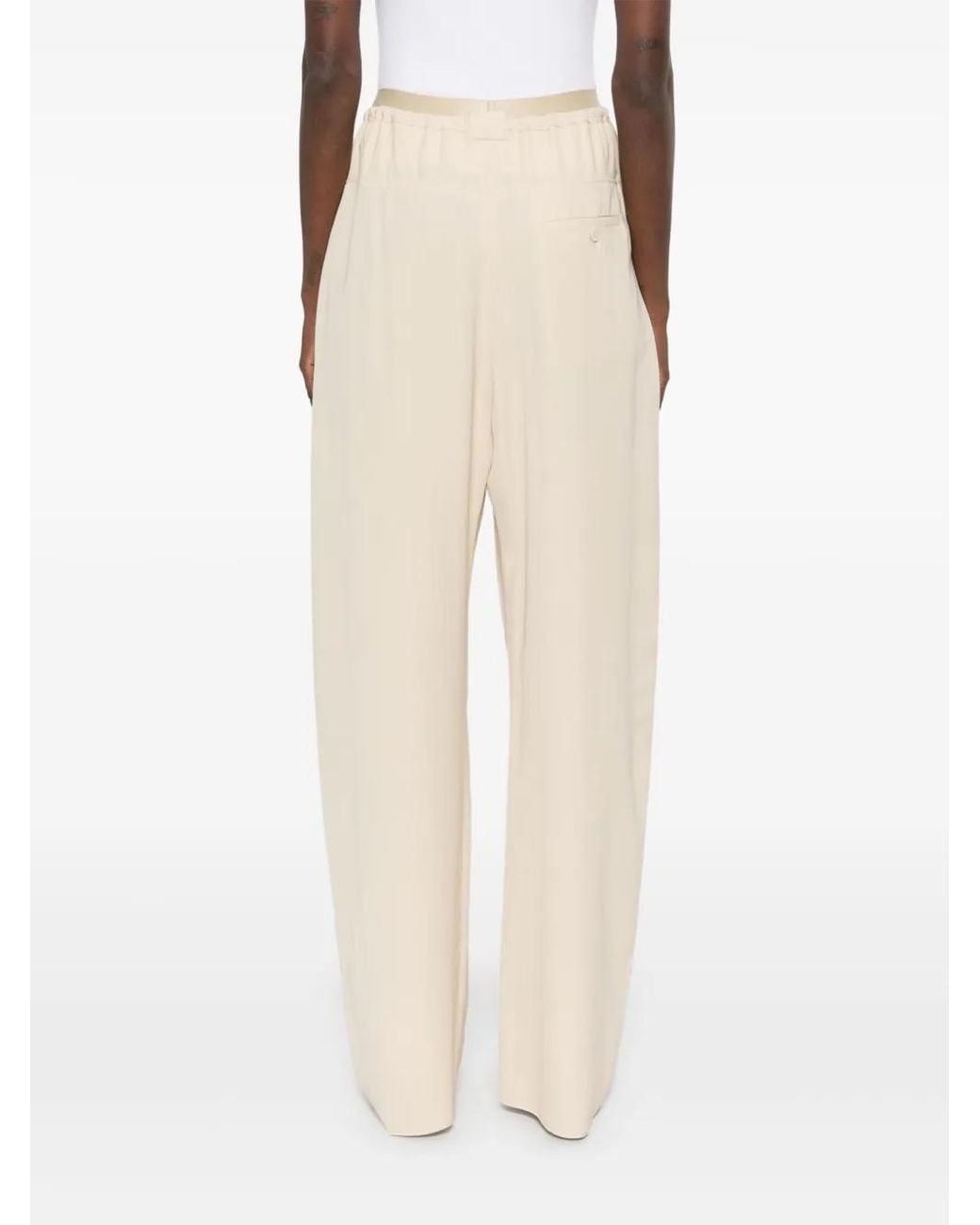 Lanvin Natural Drawstring Trousers
