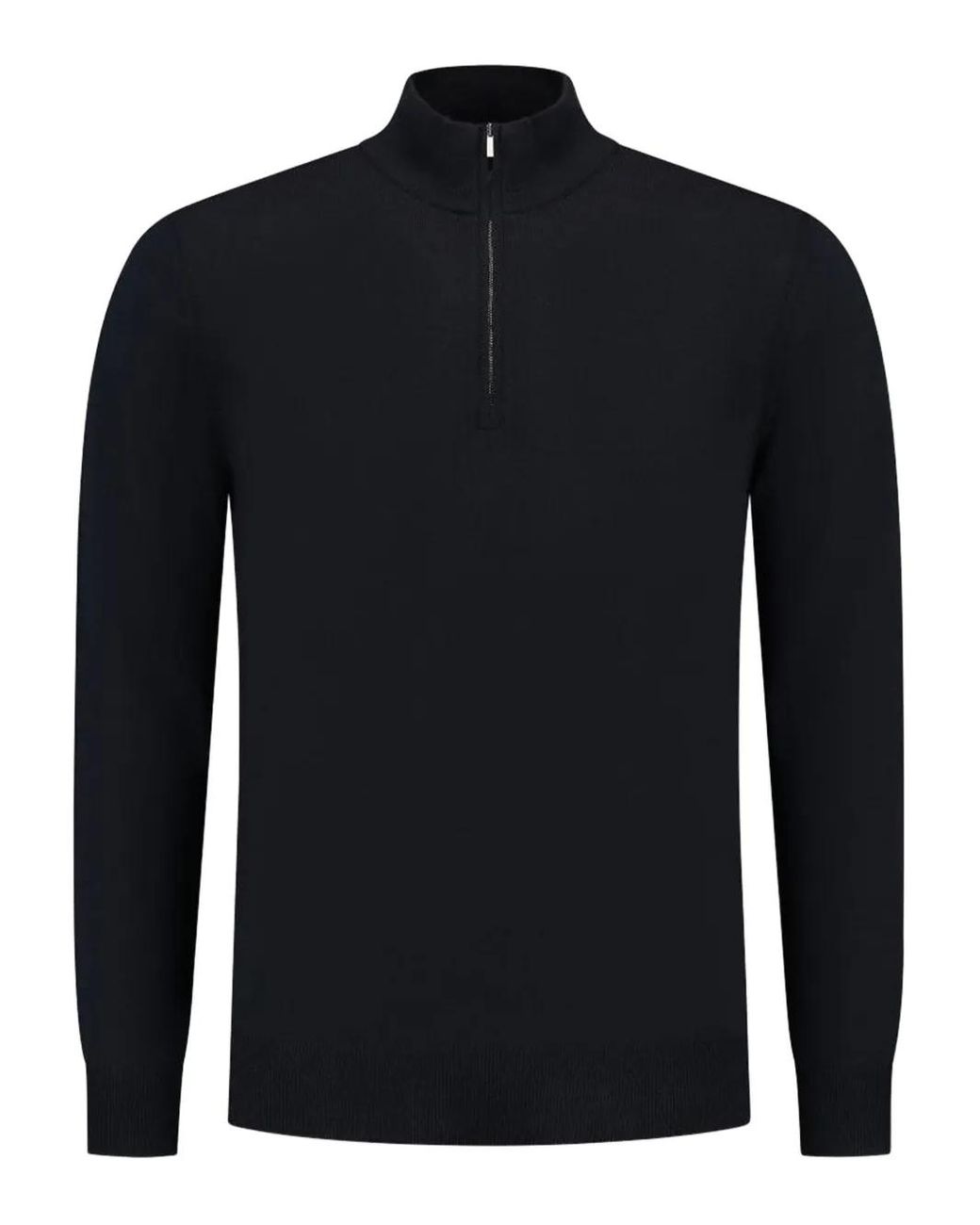Zanone Blue Half-Zip Sweater for men