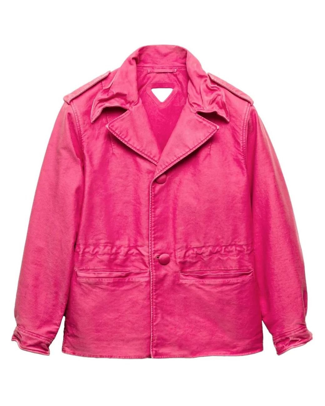 メンズ Prada ブルゾン ジャケット ピンク | Lyst