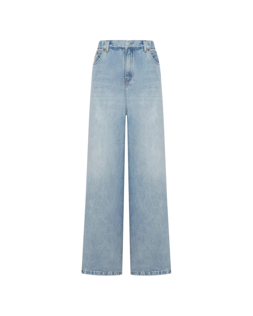 Lois Blue Flow Wide Denim Jeans