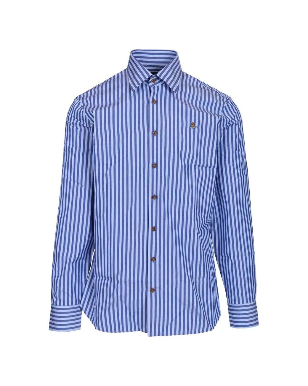 Vivienne Westwood Blue Ghost Shirt for men