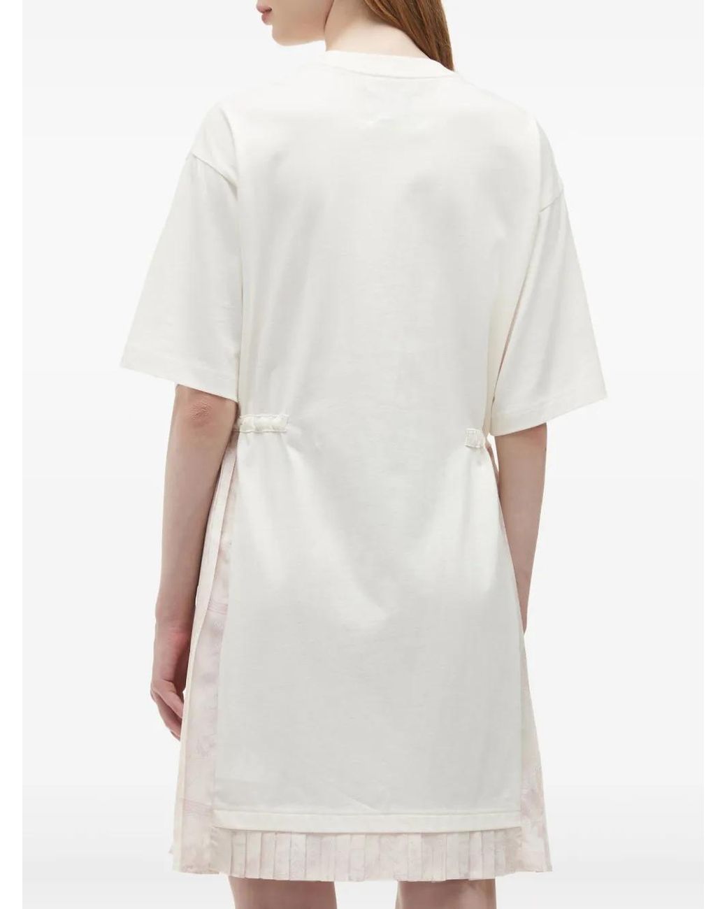 Musium Div. White Layered Mini Dress