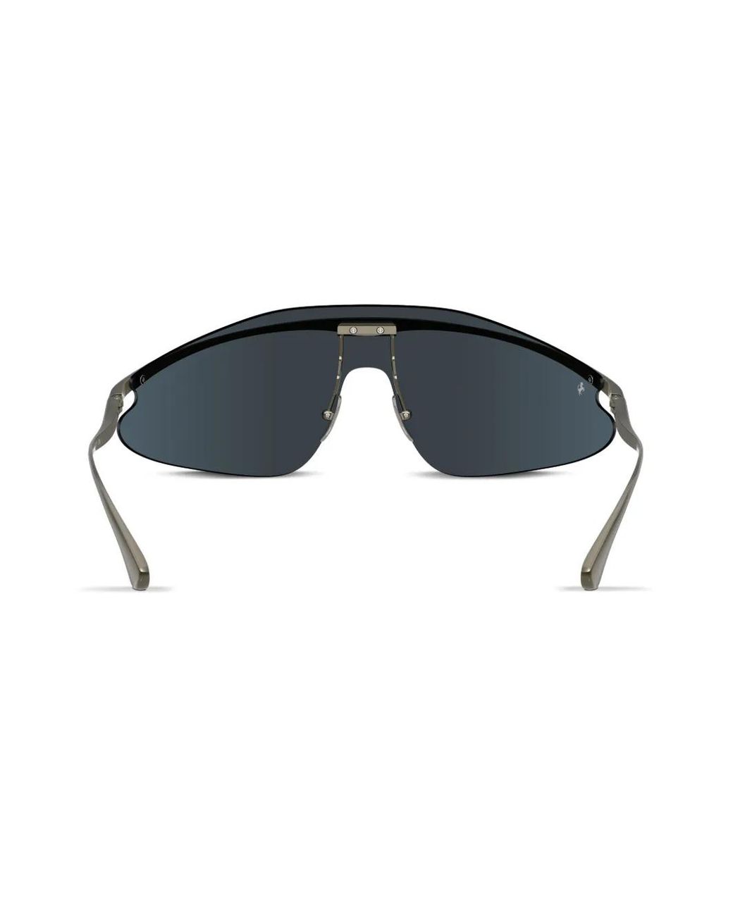 Ferrari Blue Oversize-Frame Sunglasses