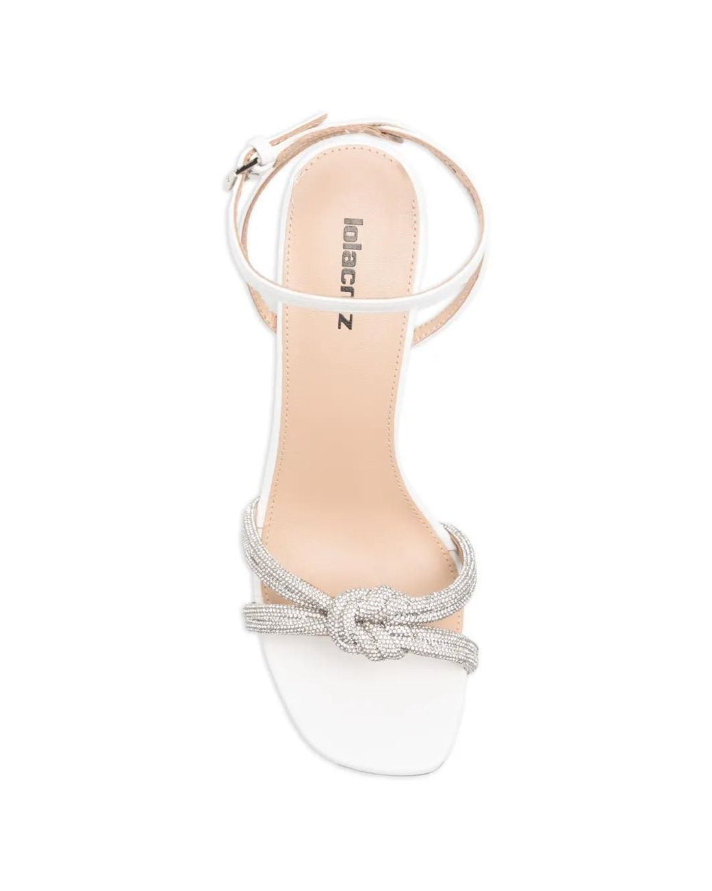 Lola Cruz White Alice Sandals