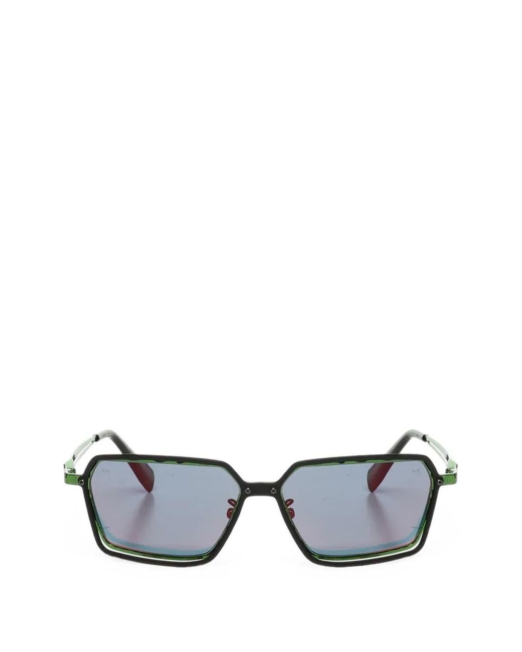 Kuboraum Black H15 Geometric-Frame Sunglasses for men
