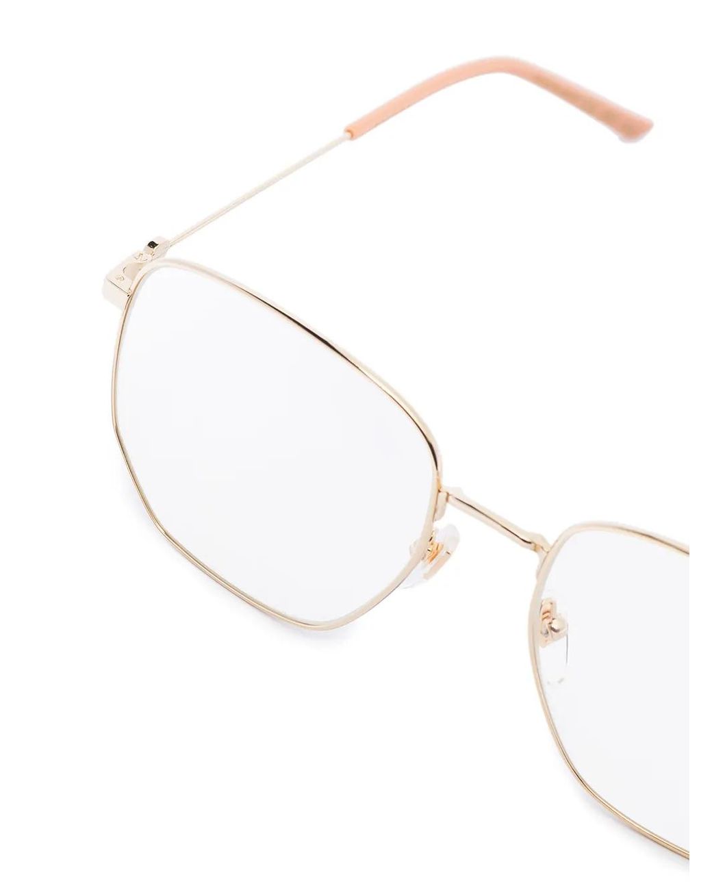 Gucci White Round Optical Glasses