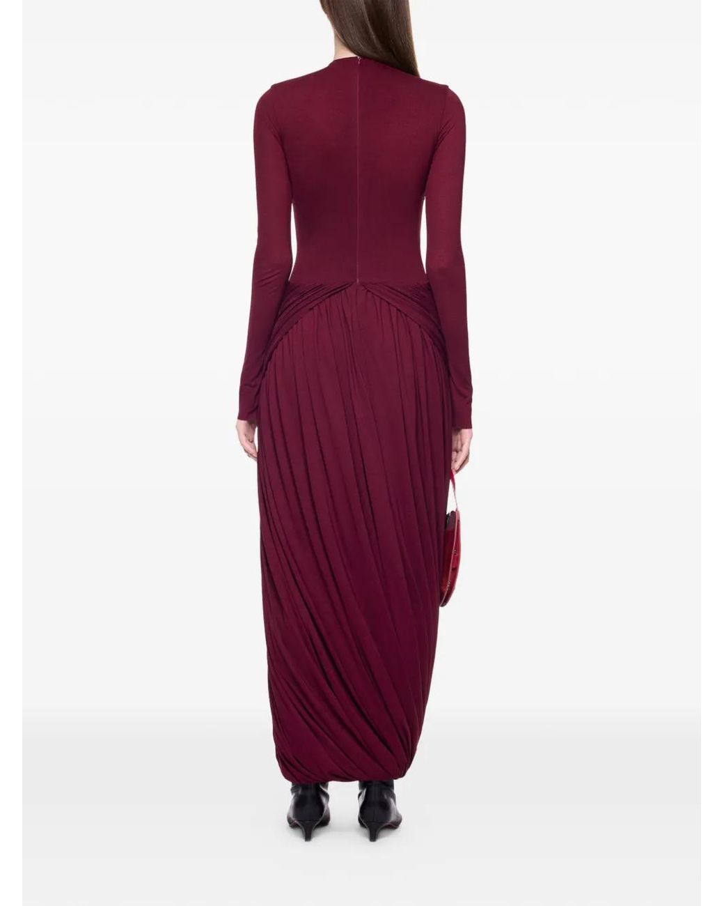 Chats by C.Dam Purple Torin Maxi Dress