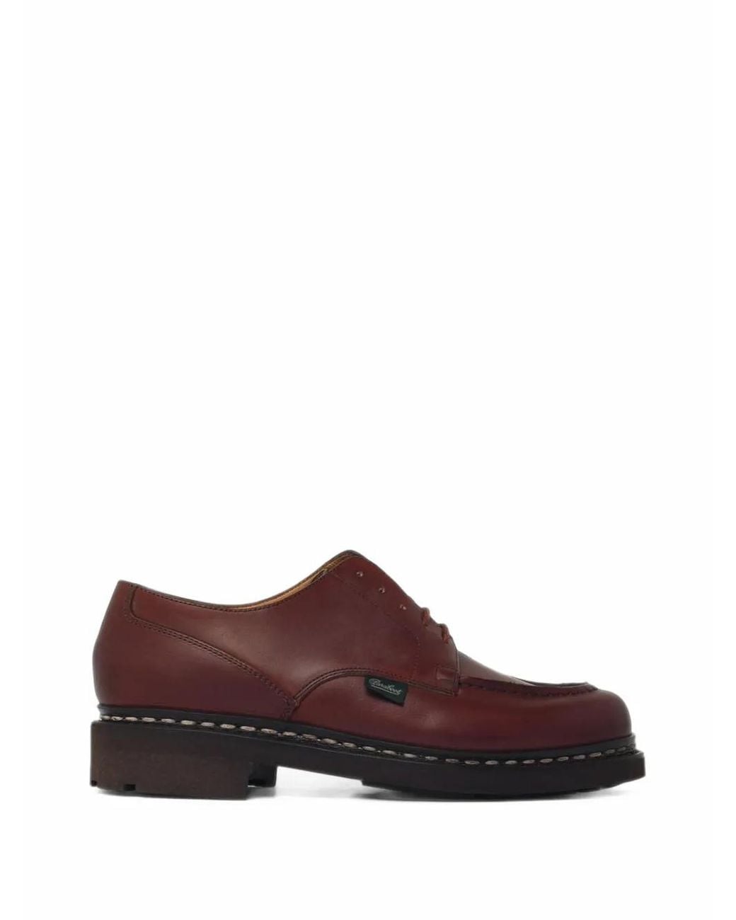 Paraboot Brown Chambord Norwegian-Stitched Derby Shoes for men