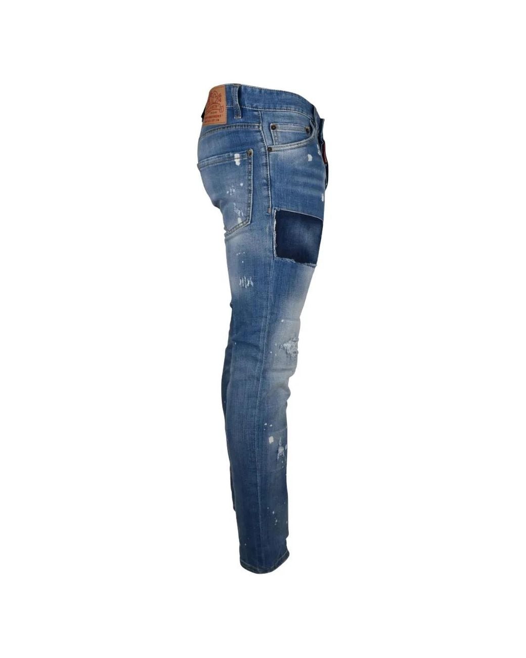 DSquared² Blue Cool Guy Distressed Jeans for men