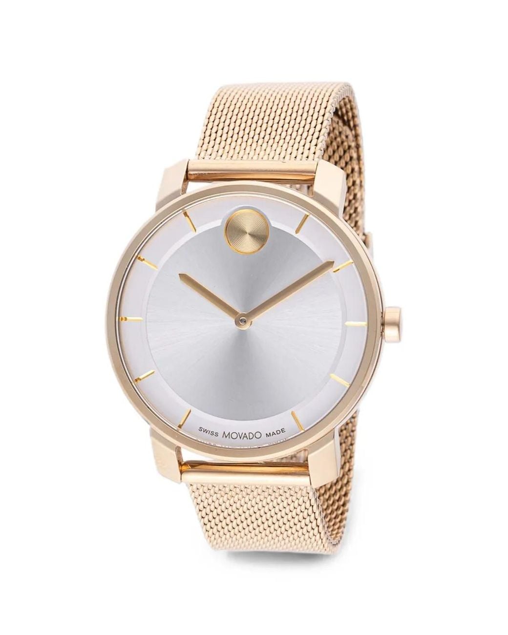 Movado Metallic Bold Mesh 34Mm Watch
