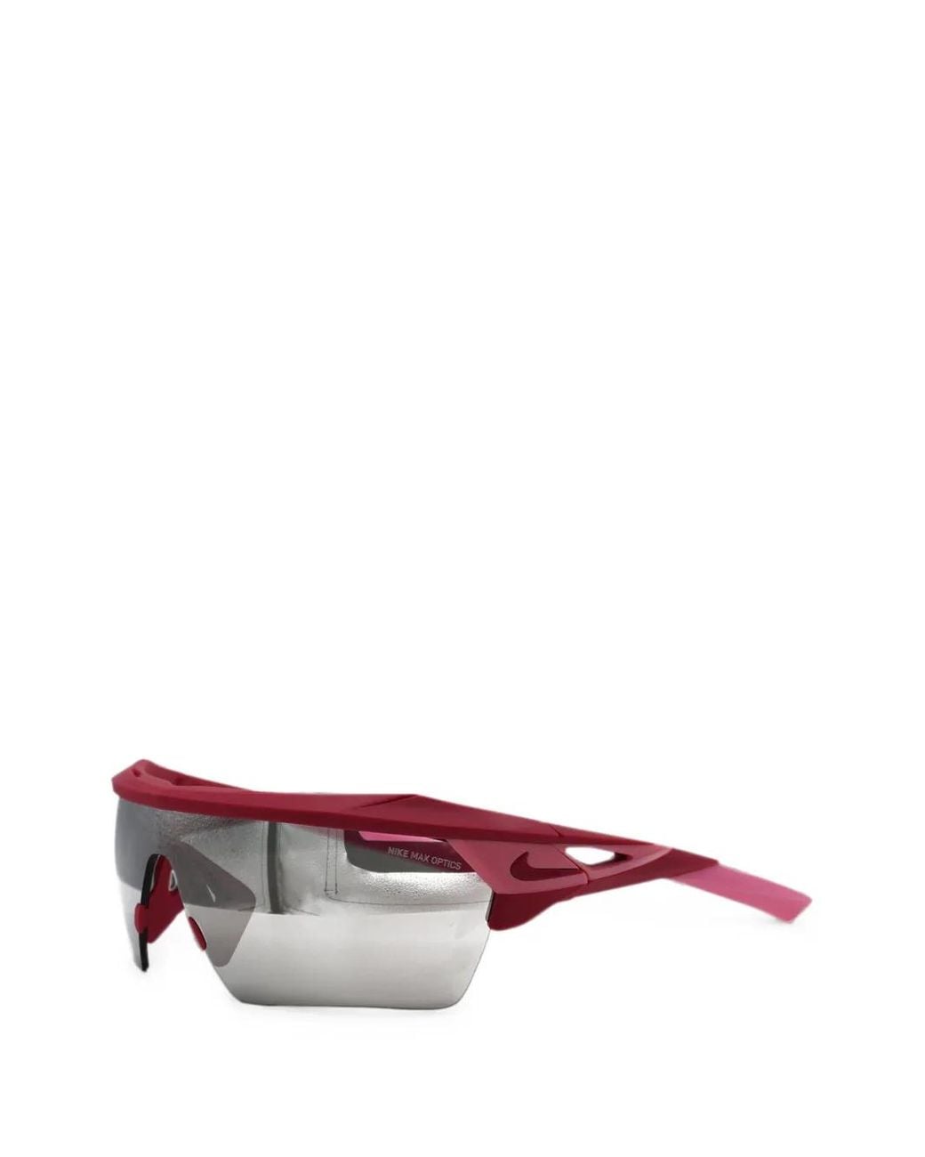 Nike Red Hyperforce Elite Geometric-Frame Sunglasses for men