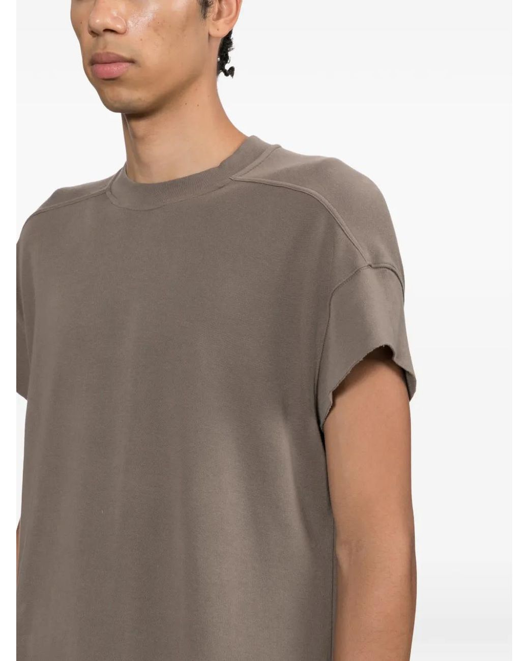 Rick Owens Gray Jumbo T-Shirt for men
