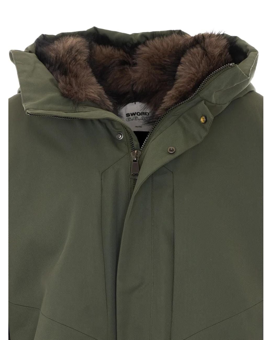 S.W.O.R.D Green Hooded Jacket for men