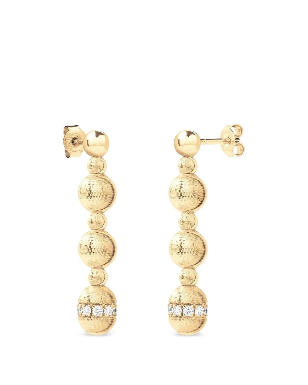 Officina Bernardi Metallic Empire Diamond Earrings