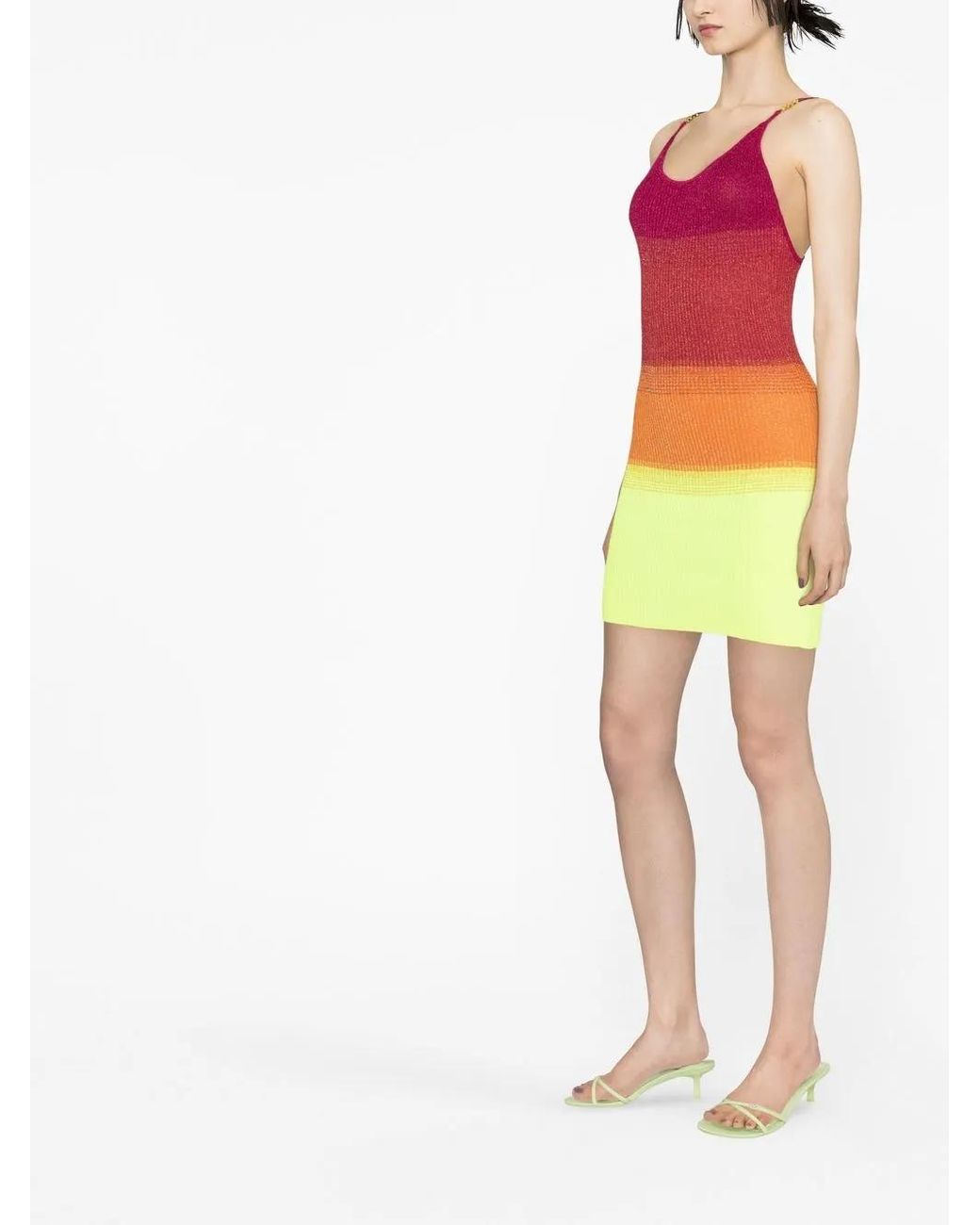Gcds Red Sleeveless Dress