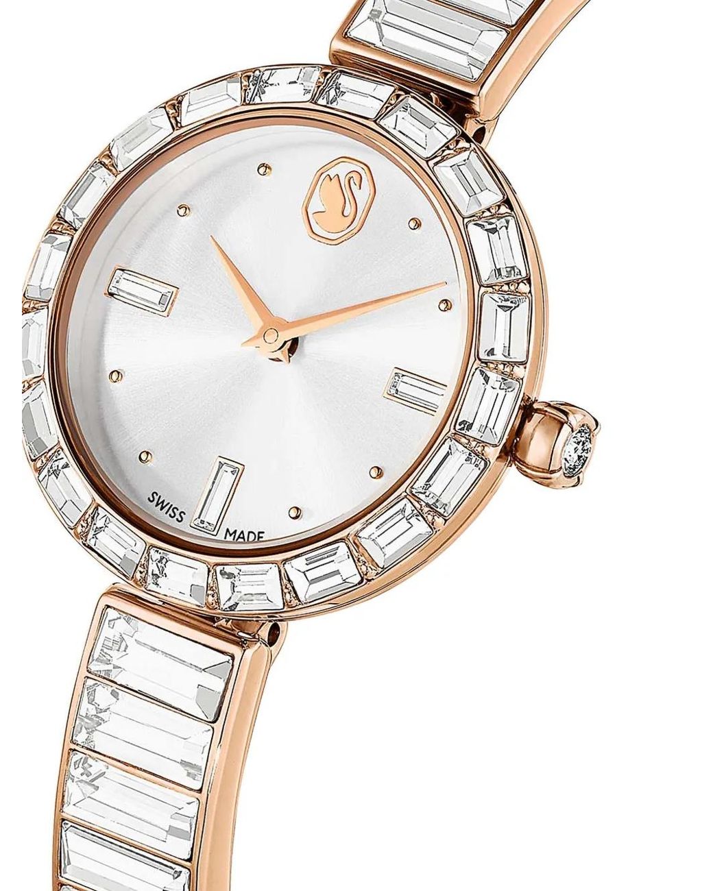 Swarovski White Matrix 25Mm Watch