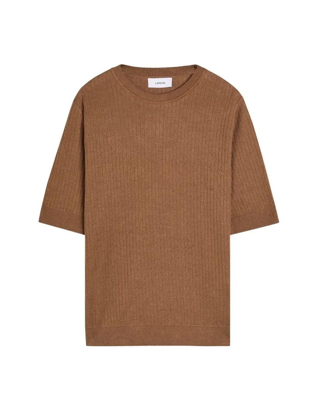 Lardini Brown T-Shirt À Col Rond for men