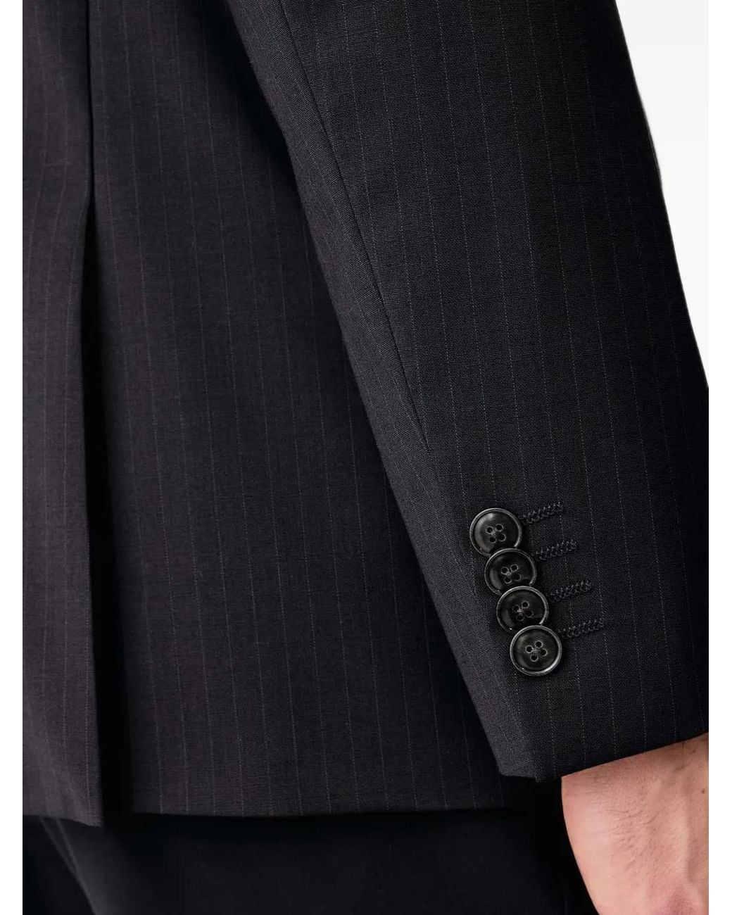 Lindbergh Blue Pinstripe-Patterned Blazer for men