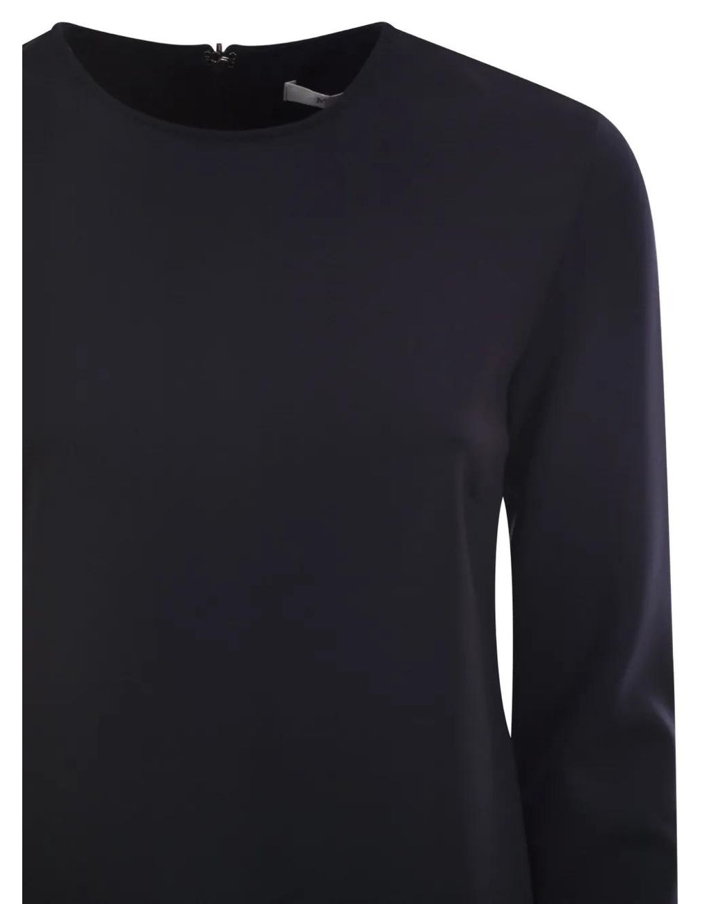 Max Mara Top Met Rits in het Blue