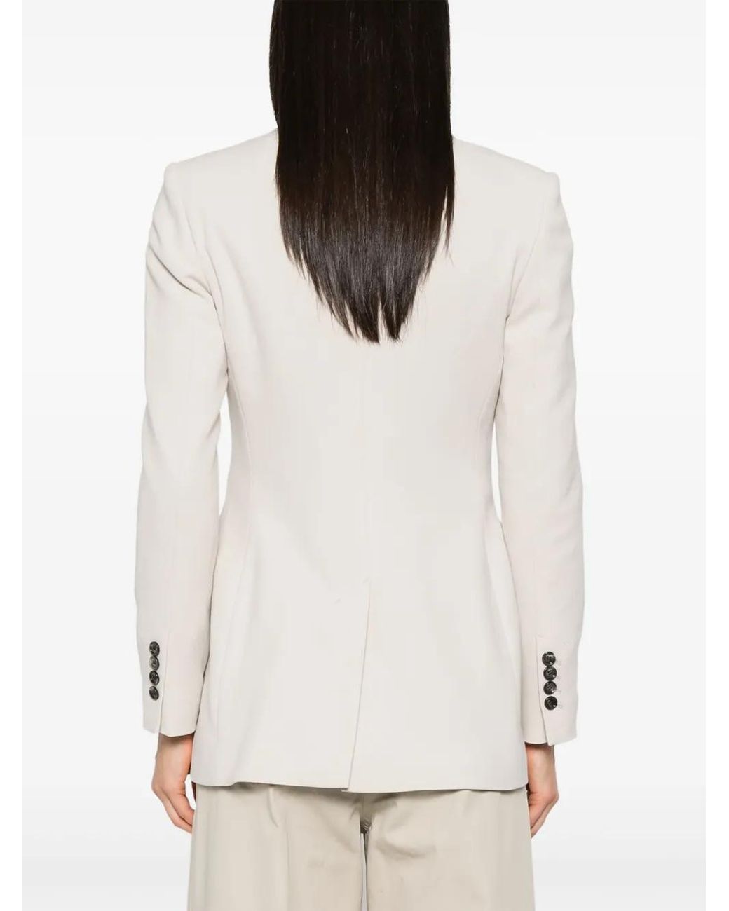AMI Natural Tailored Double-Breasted Blazer