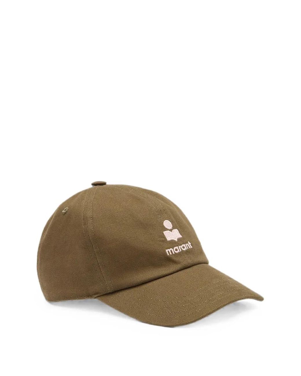 Isabel Marant Brown Logo-Embroidered Baseball Cap