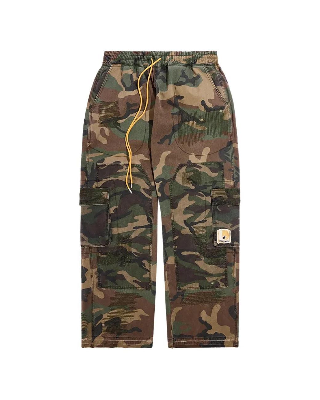 Stadium Goods Green Camouflage-Print Cargo Pants for men