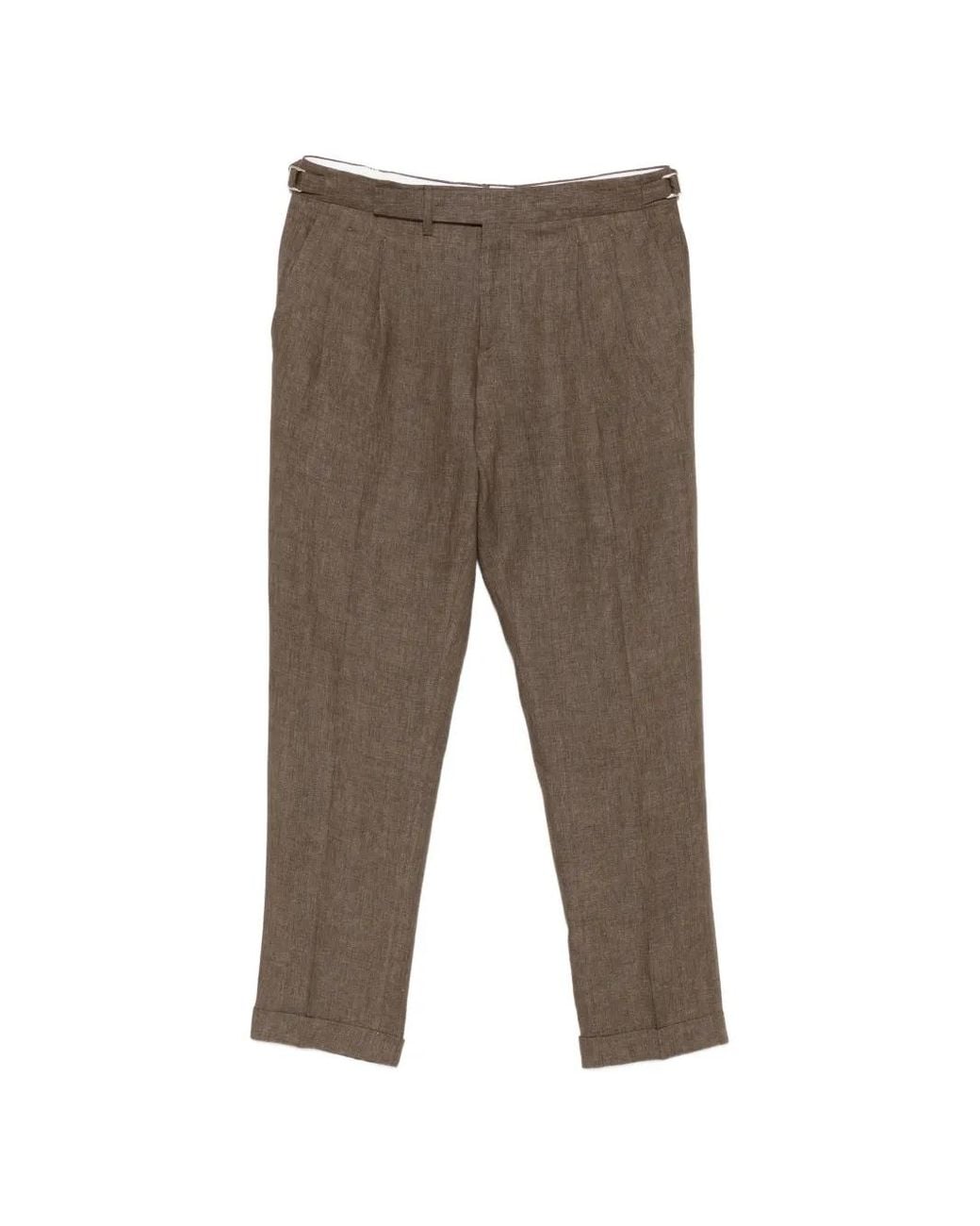 Briglia 1949 Gray Side-Adjusters Trousers for men