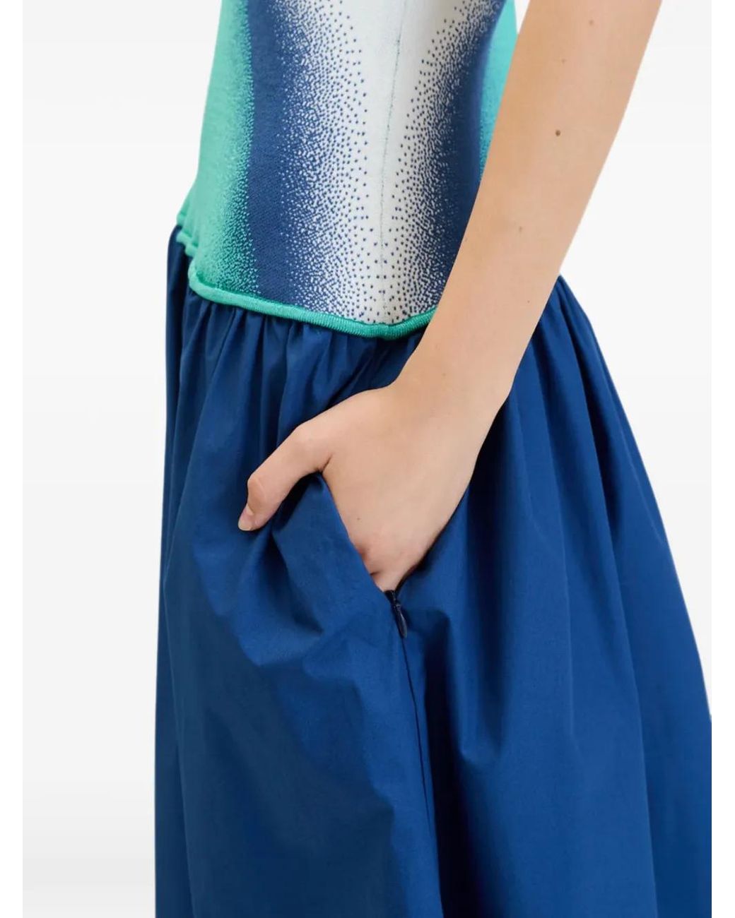 Ph5 Blue Almond Strapless Maxi Dress