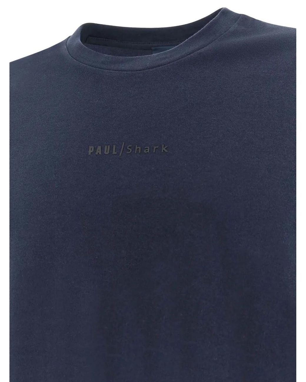 Paul & Shark Blue Logo T-Shirt for men