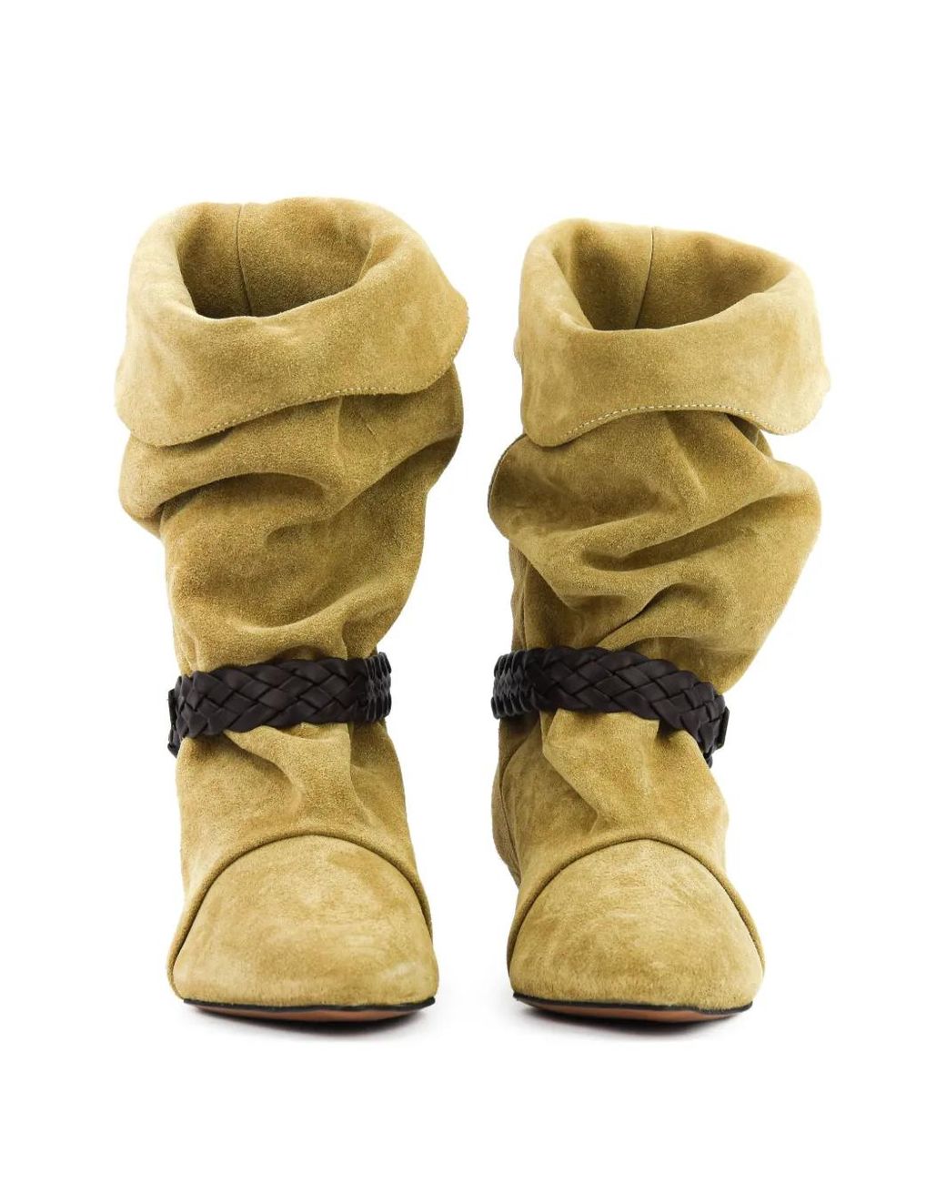 Nubikk Metallic Sally Lynn Slouchy Ankle Boots