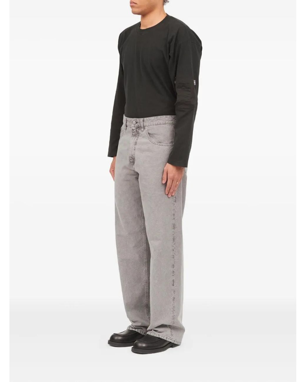 MM6 by Maison Margiela Gray Five-Pockets Jeans for men