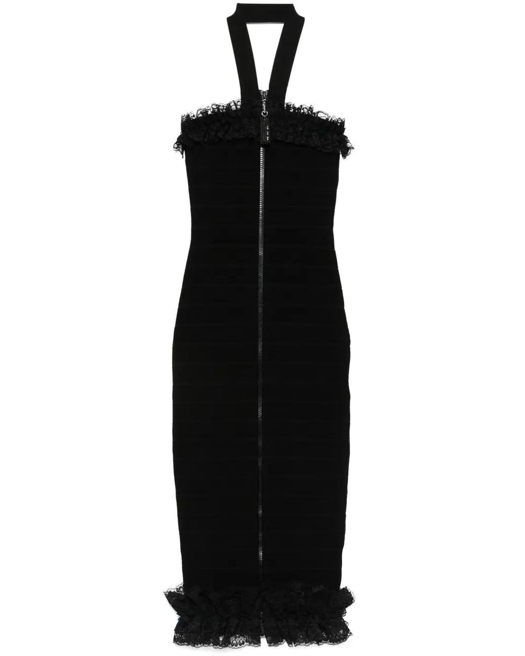 Self-Portrait Black X Christopher Kane Knit Midi Dress
