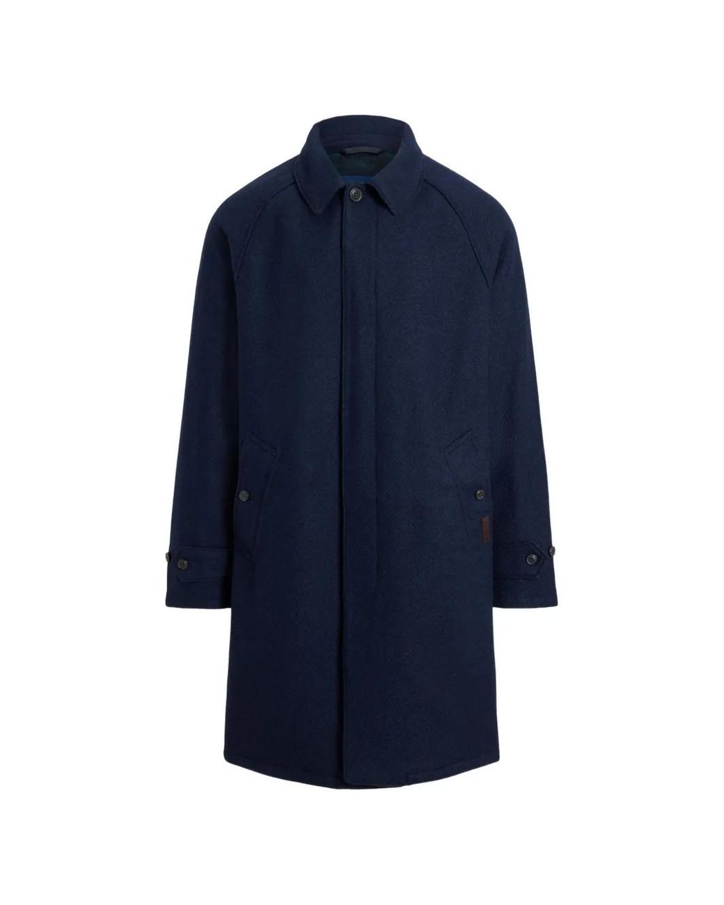 Polo Ralph Lauren Blue The Langdon Tweed Walking Coat for men