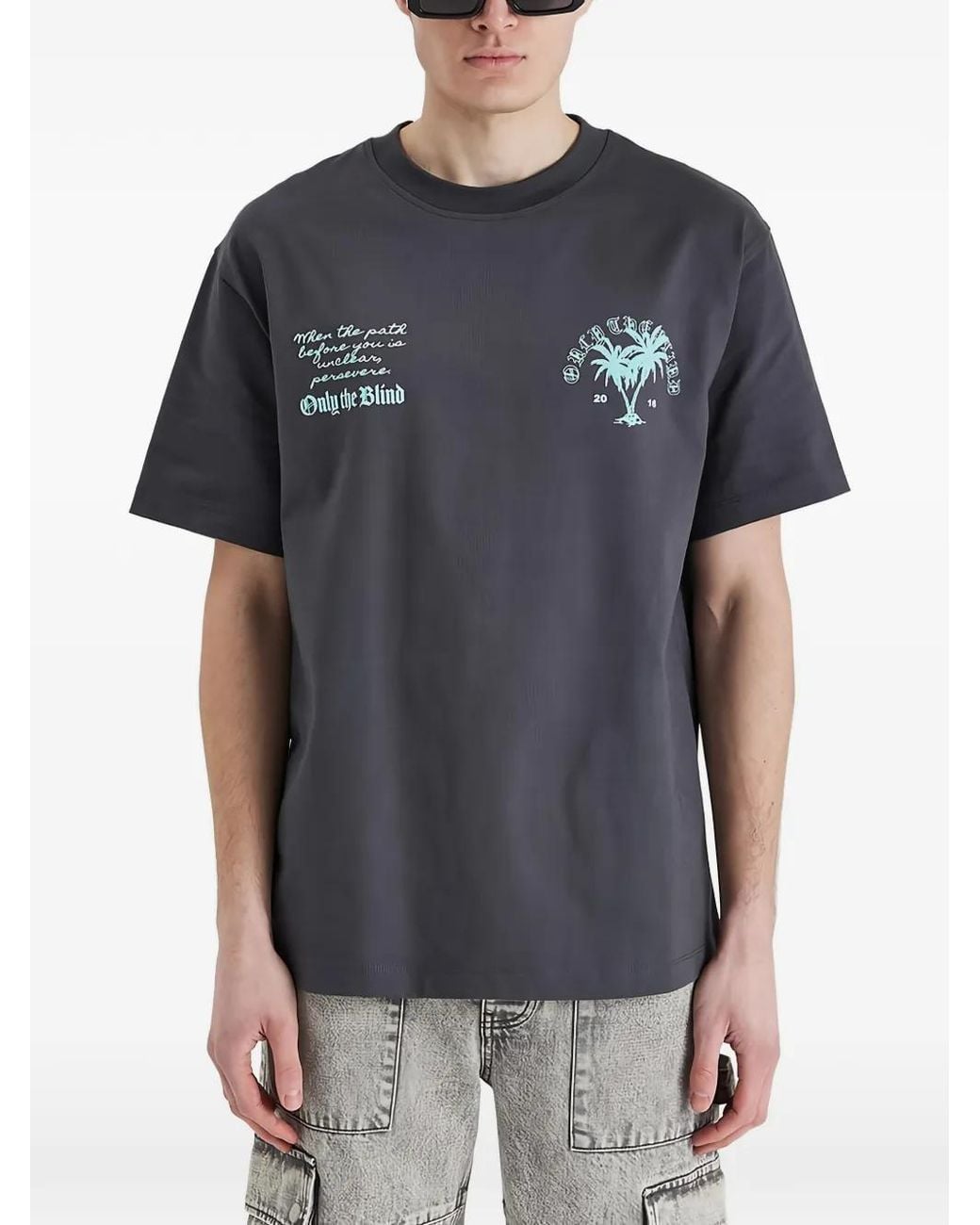 Only the Blind Black The Grand Hotel T-Shirt for men
