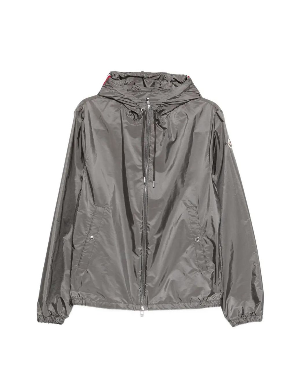 Moncler Gray Grimpeurs Hooded Windbreaker for men