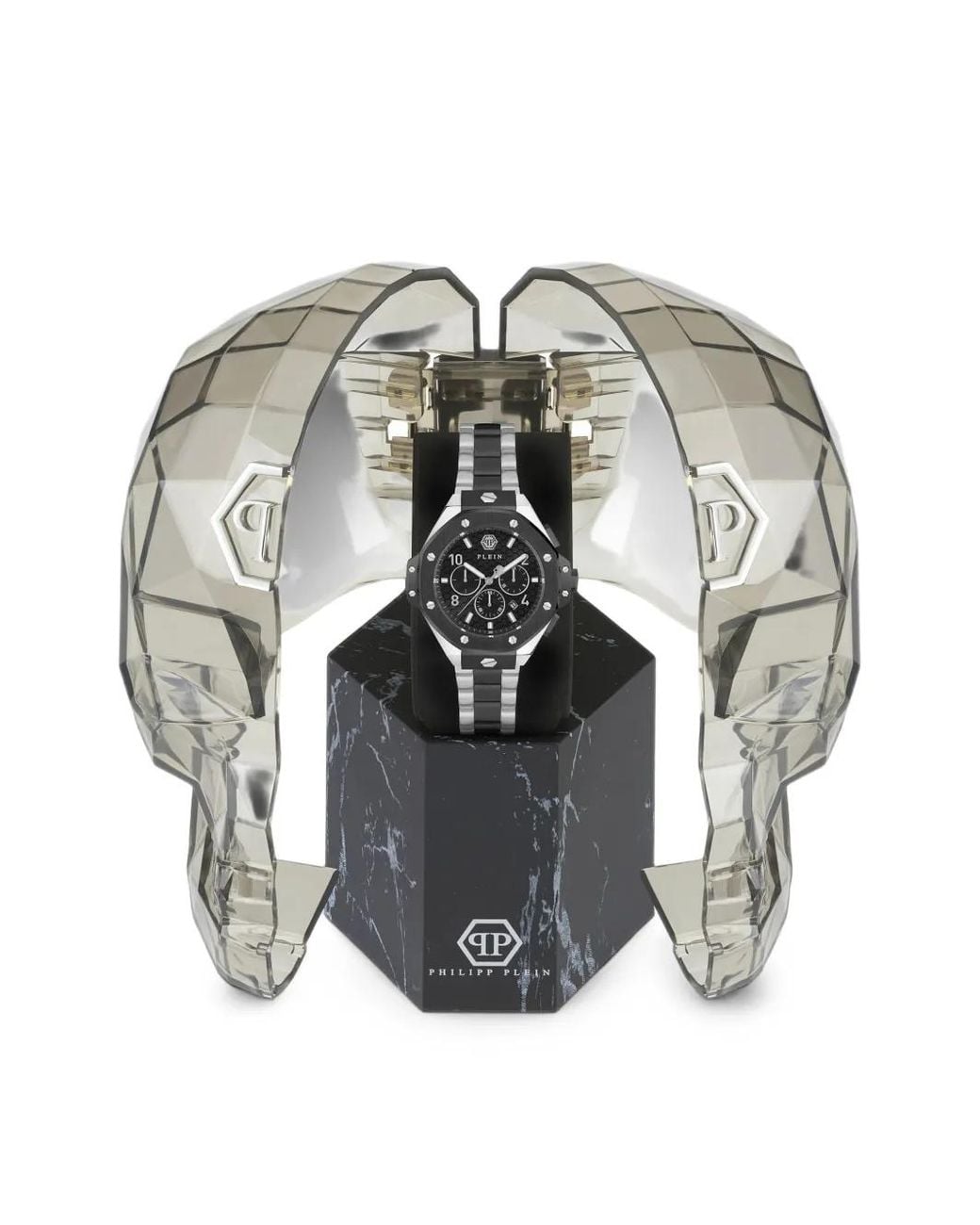 Philipp Plein Black Chrono Royal 46Mm Watch for men