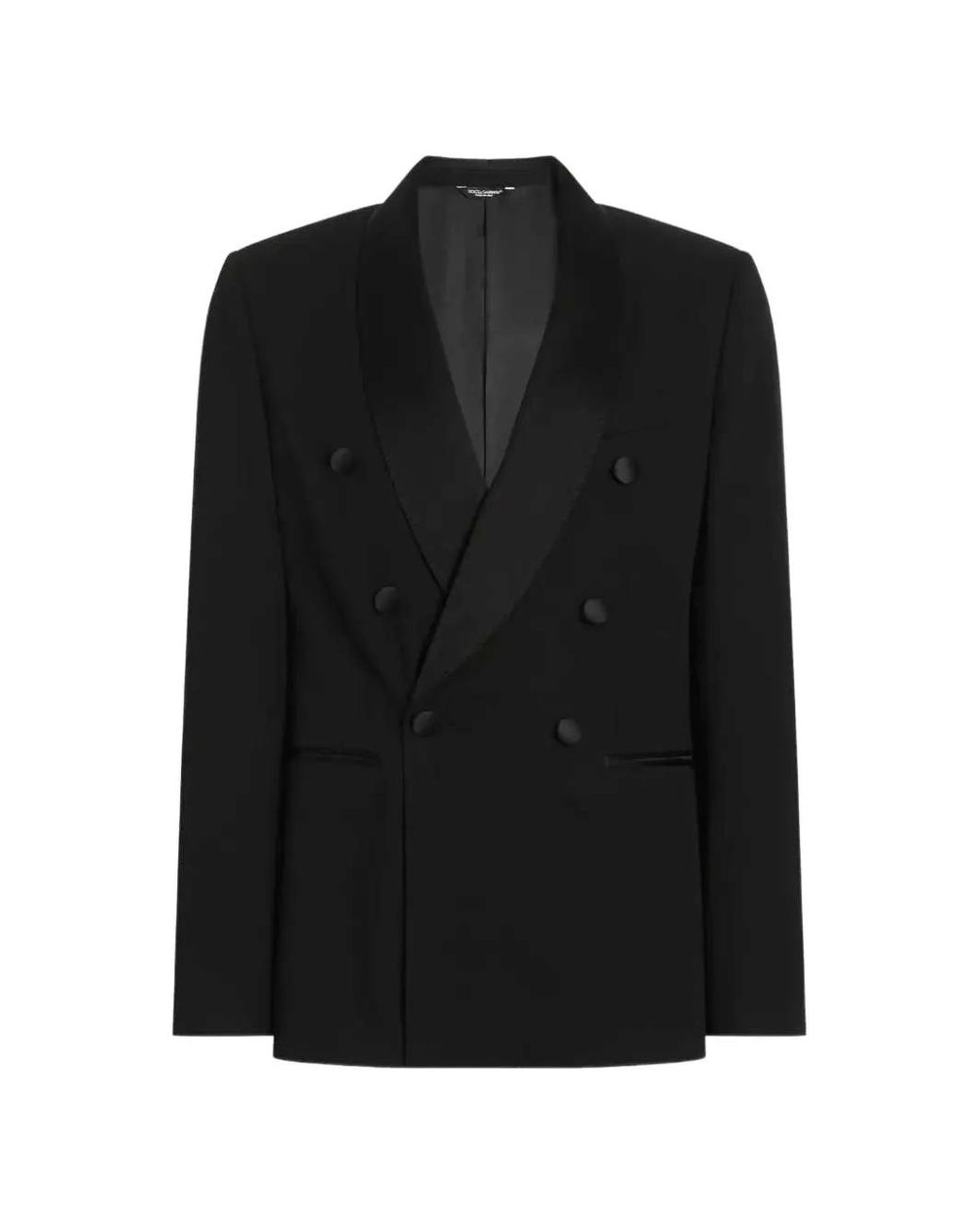 Salvatore Santoro Black Double-Breasted Jacket for men