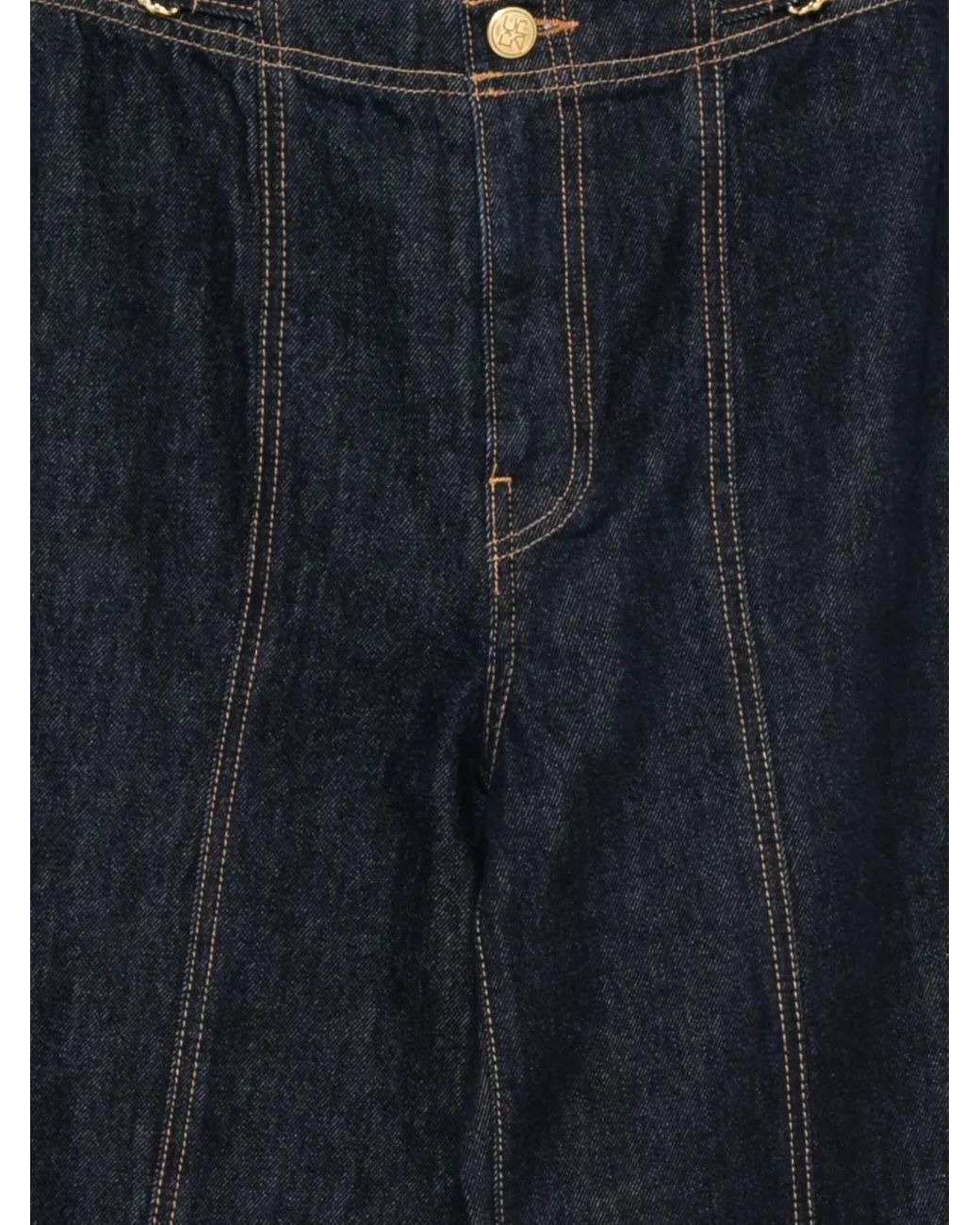Ulla Johnson Blue Trimmed Jeans