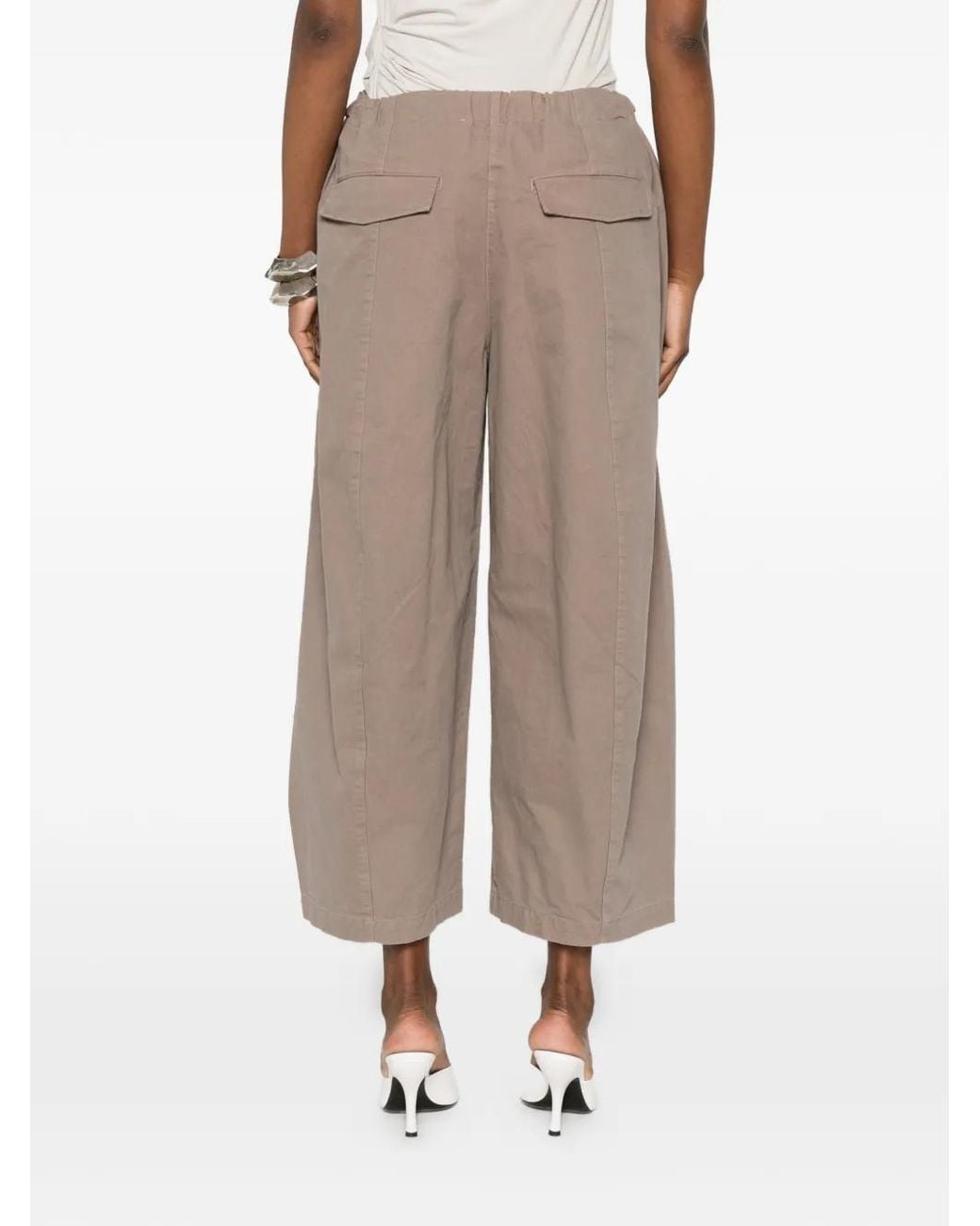 Entire studios Gray Pantalon À Lien De Resserrage