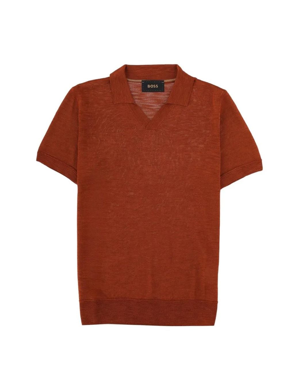 Boss Red Polo-Collar T-Shirt for men
