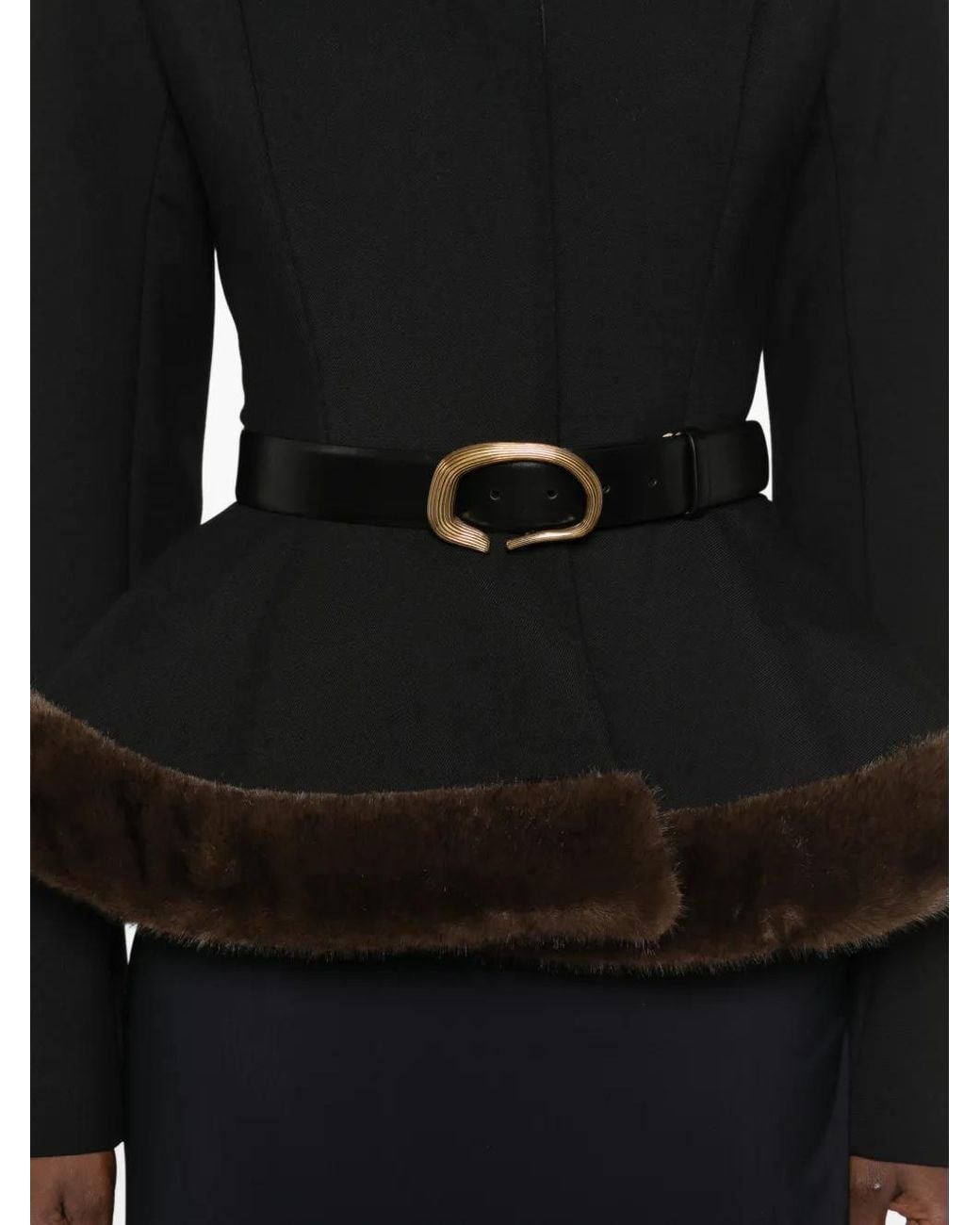 Stella McCartney Black Belted Jacket