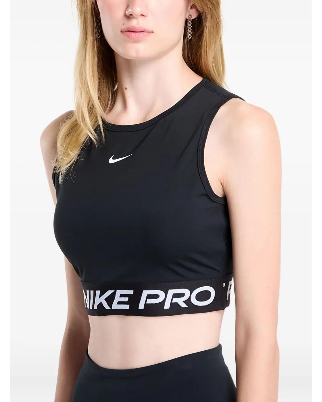 Nike クロップド パフォーマンスタンクトップ Blue