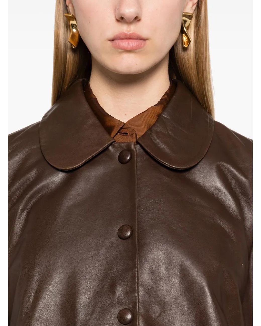 Ba&sh Brown Milos Jacket