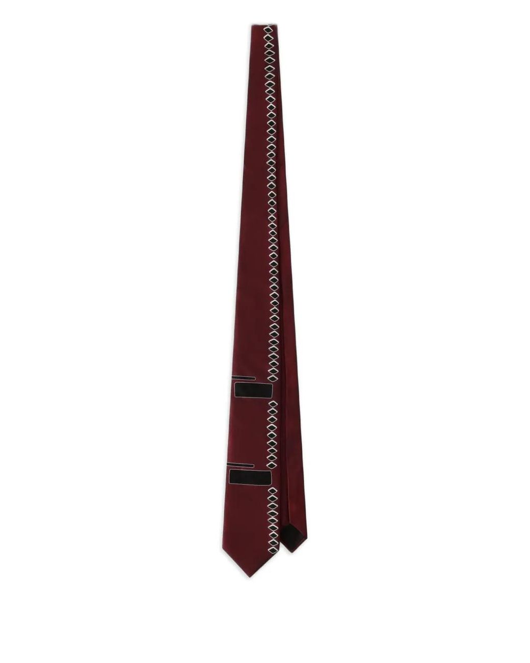 Dolce & Gabbana Purple Appliqué Tie for men