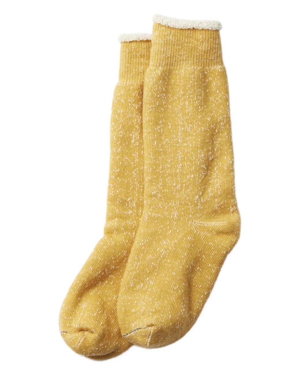 RoToTo Yellow Double-Face Socks