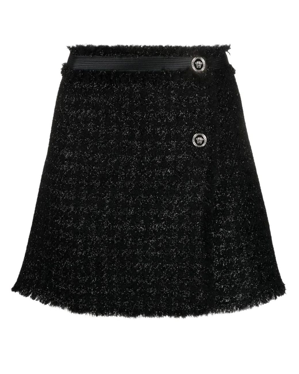 Mini-jupe Versace en coloris Black