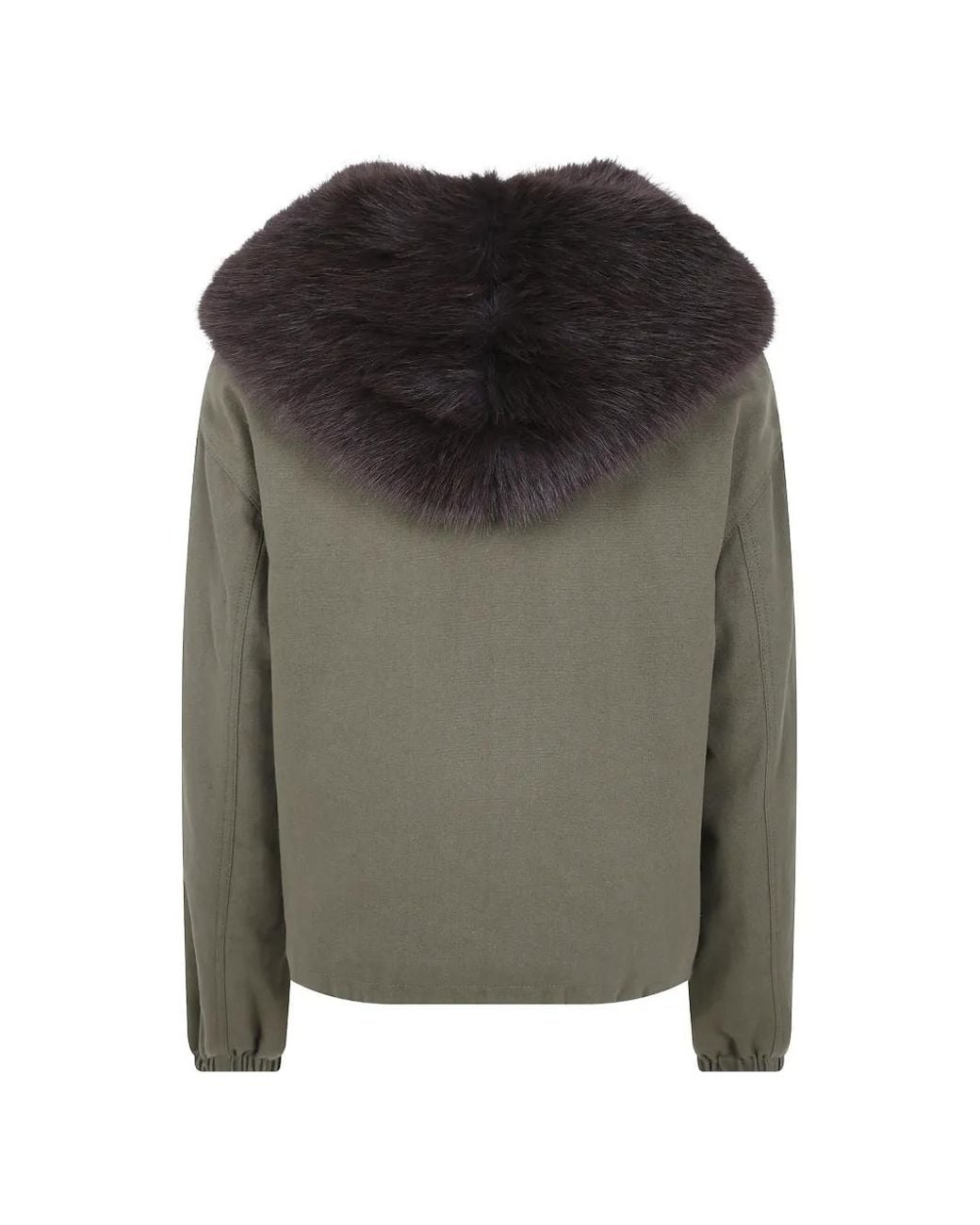 DR. HOPE Green Soleil Drawstring-Hem Jacket