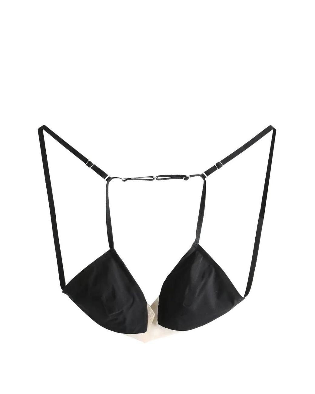 Rick Owens Black Temple Runway Bra